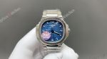 PD Factory Patek Philippe Nautilus Swiss Cal.324 Movement 316L Steel Blue/White/Grey Face WG Band Watch 35.2mm 